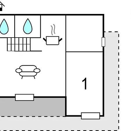 Сasa de vacaciones 2 Bedroom Cozy In Sydals *